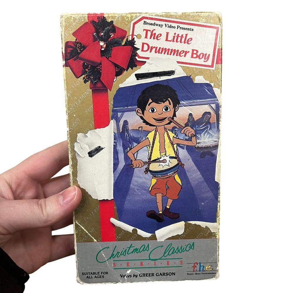 The Little Drummer Boy VHS 1992 The Christmas Classics Series Greer Garson 27310